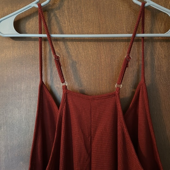 Sleeveless Jumpsuit Adjustable Strap Long Pant Rompers w Pockets - size XL - Picture 6 of 8